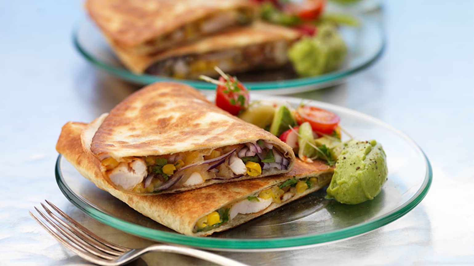 chicken-and-cheese-quesadillas